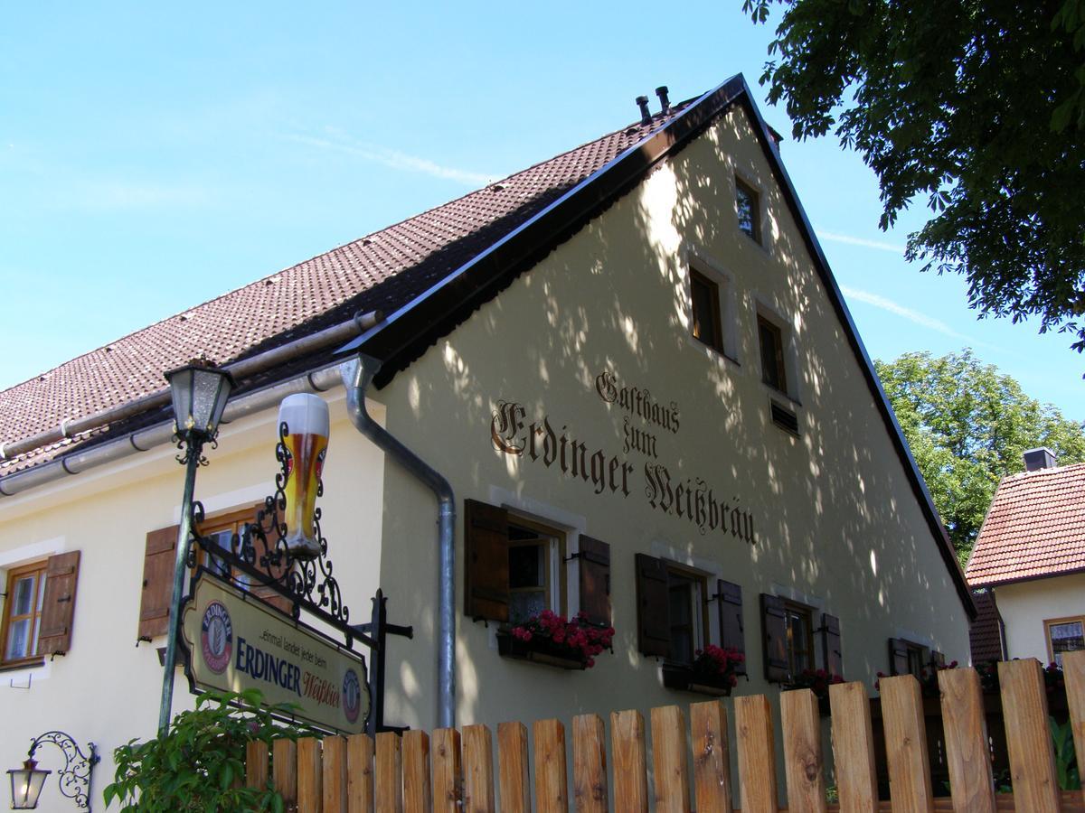 Hotel & Gaststaette Zum Erdinger Weissbraeu Múnich Exterior foto